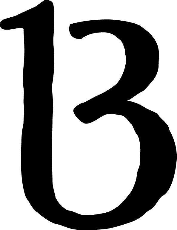 13 b